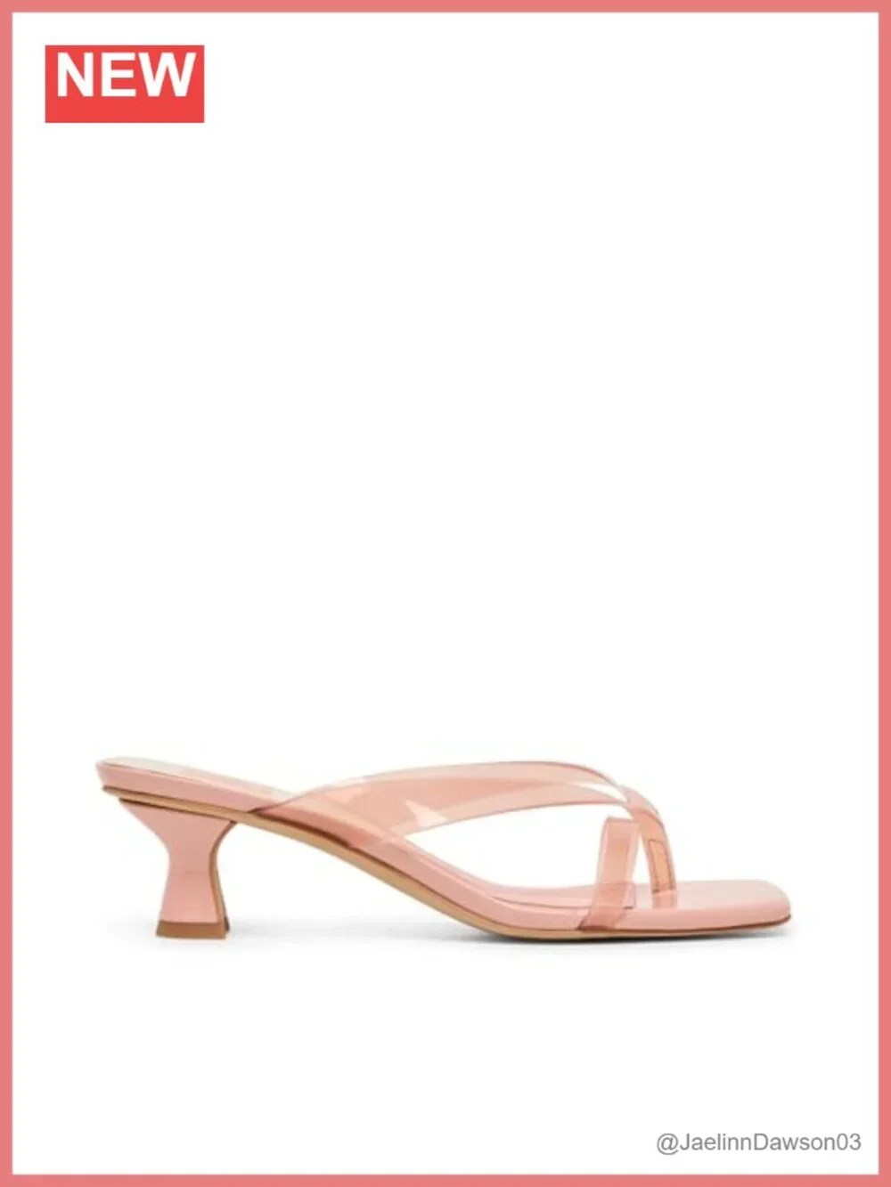 Dolce Vita Brevel Vinyl Jelly Sandals Women's Kitten Heel